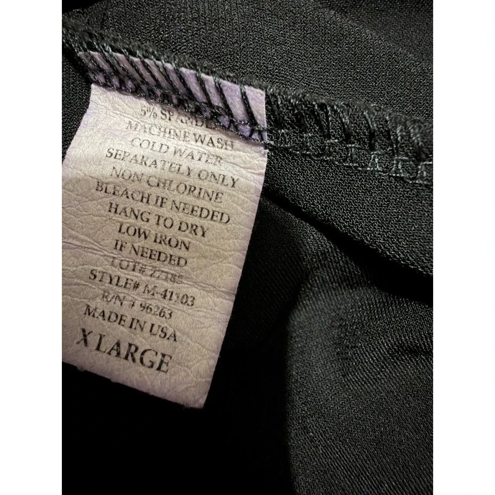 Whimsical Jason Maxwell Black Midi Skirt XL A-Line Elastic Waist Stretch Fairy